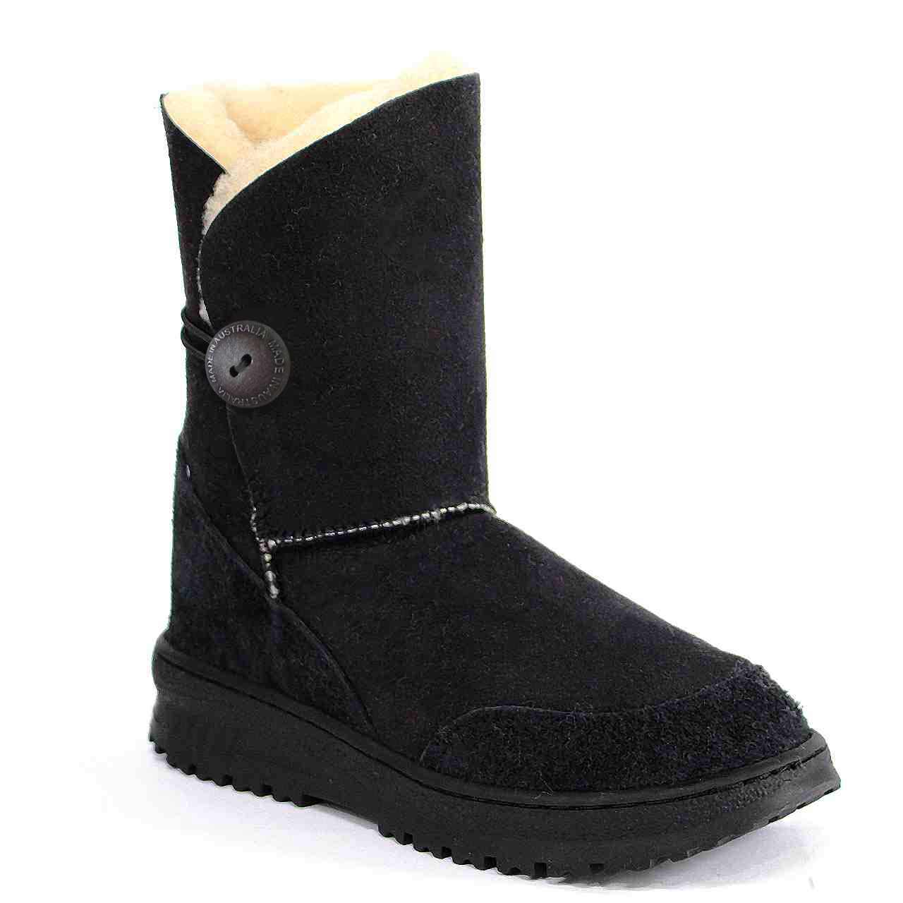 Bondi 3/4 Brighton Black - Sheepskinsdownunder
