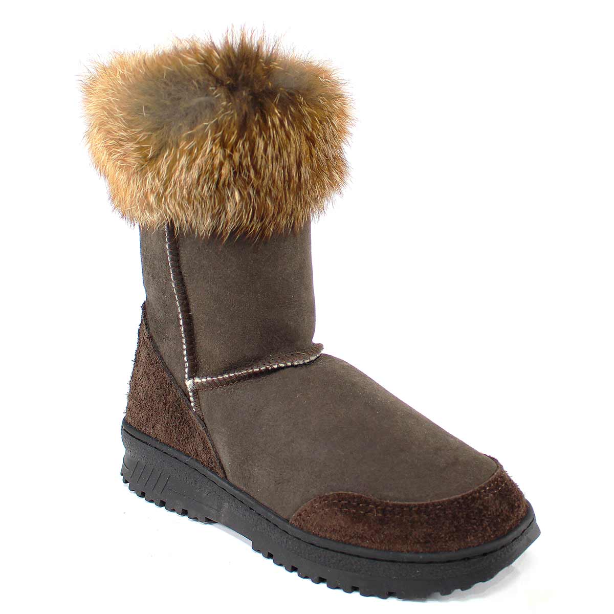 Bondi 3/4 Fox Chocolate - Sheepskinsdownunder