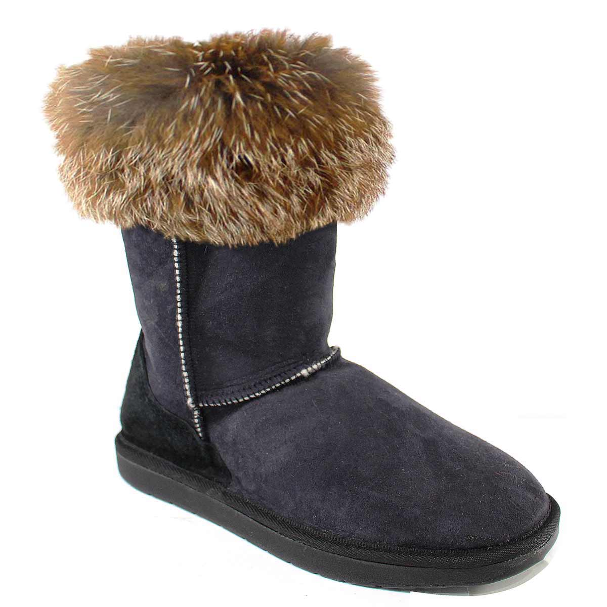 Tidal 3/4 Fox Black - Sheepskinsdownunder
